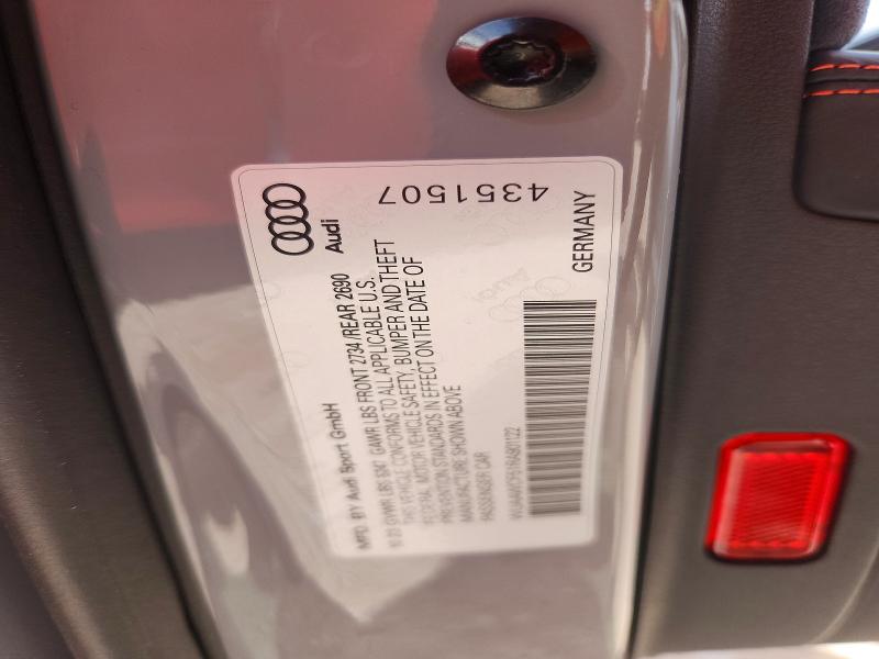 61051036 :رقم المزاد ، WUAAWCF51RA901122 vin ، 2024 Audi Rs5 مزاد بيع