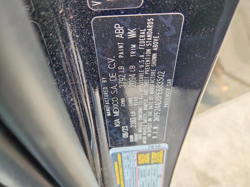 Aukcja sprzedaży 2023 Kia Forte, vin: 3KPF24AD8PE683502, numer aukcji: 61587376