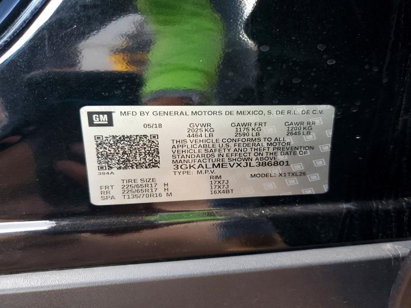 61808826 :رقم المزاد ، 3GKALMEVXJL386801 vin ، 2018 Gmc Terrain مزاد بيع
