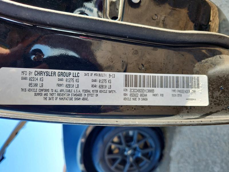 61804646 :رقم المزاد ، 2C3CDXBG5EH130089 vin ، 2014 Dodge Charger مزاد بيع