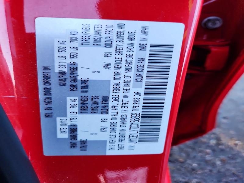 Aukcja sprzedaży 2013 Mazda Mazda, vin: JM1DE1LY7D0158898, numer aukcji: 62791526