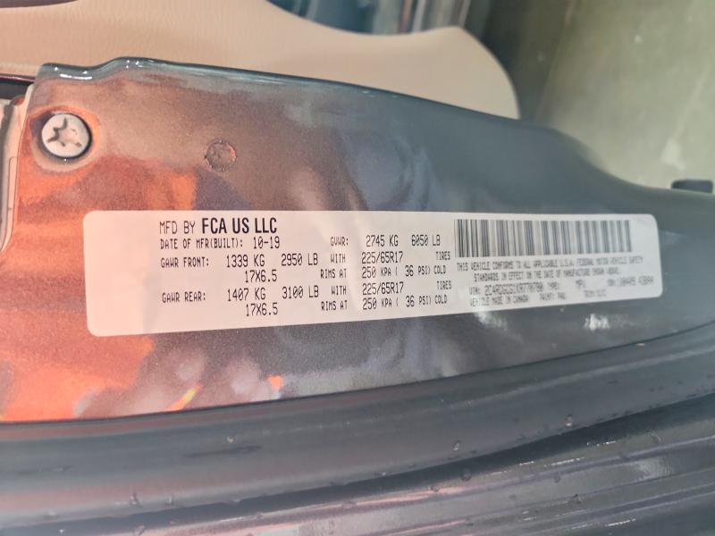 Aukcja sprzedaży 2019 Dodge Grand Caravan, vin: 2C4RDGCG1KR770780, numer aukcji: 62532076