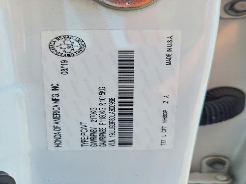 Aukcja sprzedaży 2020 Acura Tlx, vin: 19UUB3F80LA800968, numer aukcji: 62949466