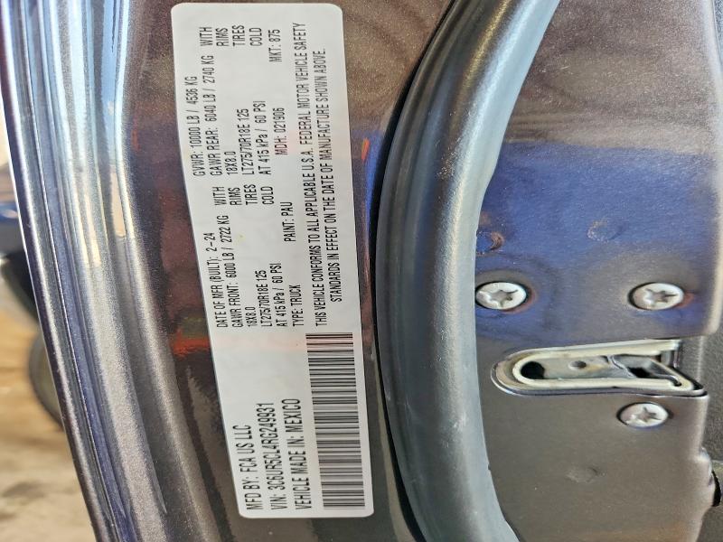 Продаж на аукціоні авто 2024 Ram 2500, vin: 3C6UR5CL4RG249931, номер лоту: 61029206