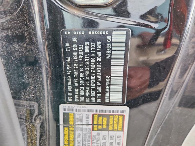 2011 Volkswagen Eos მანქანა იყიდება აუქციონზე, vin: WVWBW7AH9BV005045, აუქციონის ნომერი: 61972186