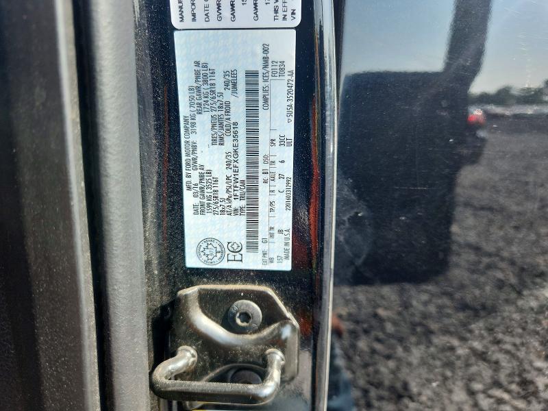 Продажа на аукционе авто 2016 Ford F150, vin: 1FTFW1EFXGKE35618, номер лота: 62509826