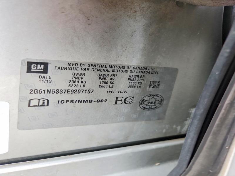 62870916 :رقم المزاد ، 2G61N5S37E9207107 vin ، 2014 Cadillac Xts مزاد بيع
