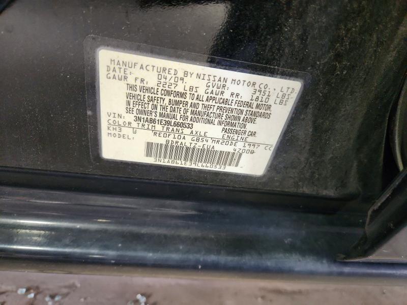 Продажа на аукционе авто 2009 Nissan Sentra, vin: 3N1AB61E39L660533, номер лота: 63005406