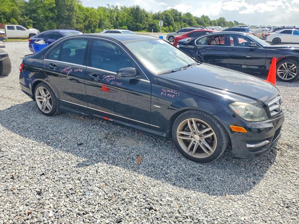 2012 Mercedes-benz C მანქანა იყიდება აუქციონზე, vin: WDDGF4HB4CA623264, აუქციონის ნომერი: 60295336