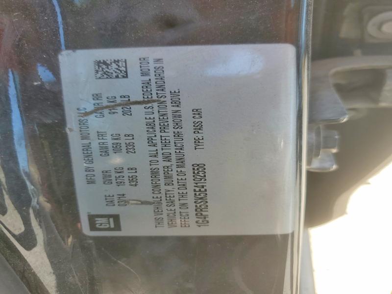 59609796 :رقم المزاد ، 1G4PR5SK5E4192558 vin ، 2014 Buick Verano مزاد بيع