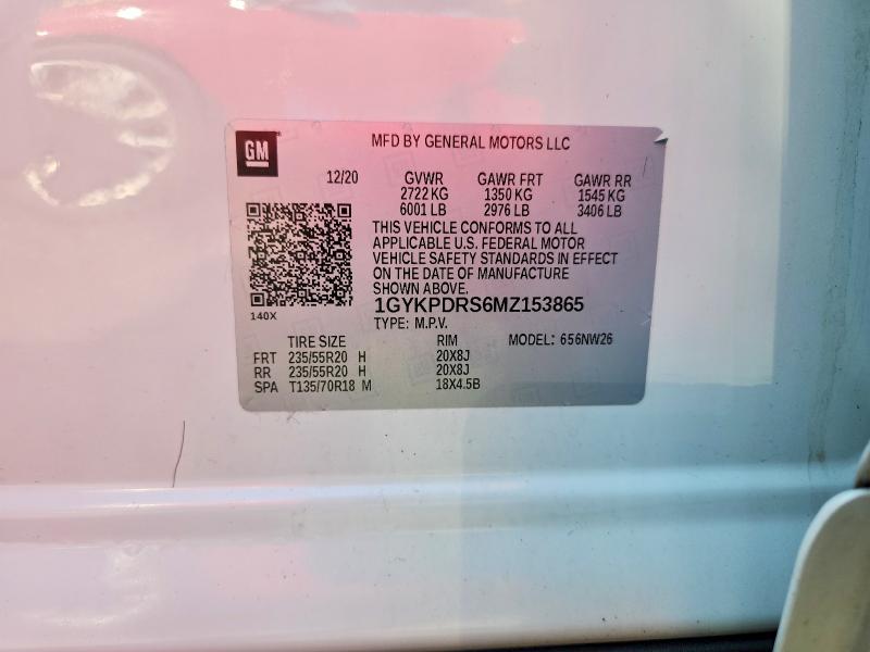 Продажа на аукционе авто 2021 Cadillac Xt6, vin: 1GYKPDRS6MZ153865, номер лота: 63471326