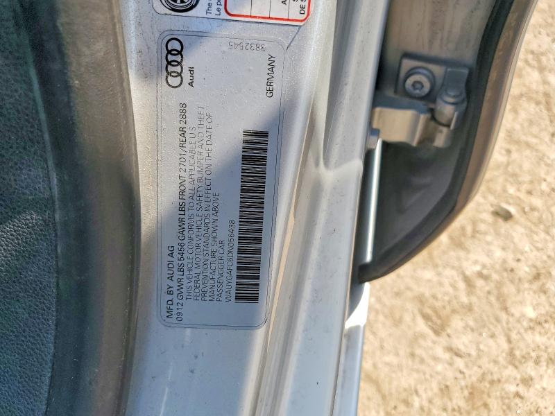 Продажа на аукционе авто 2013 Audi A7, vin: WAUYGAFC6DN056438, номер лота: 60792616