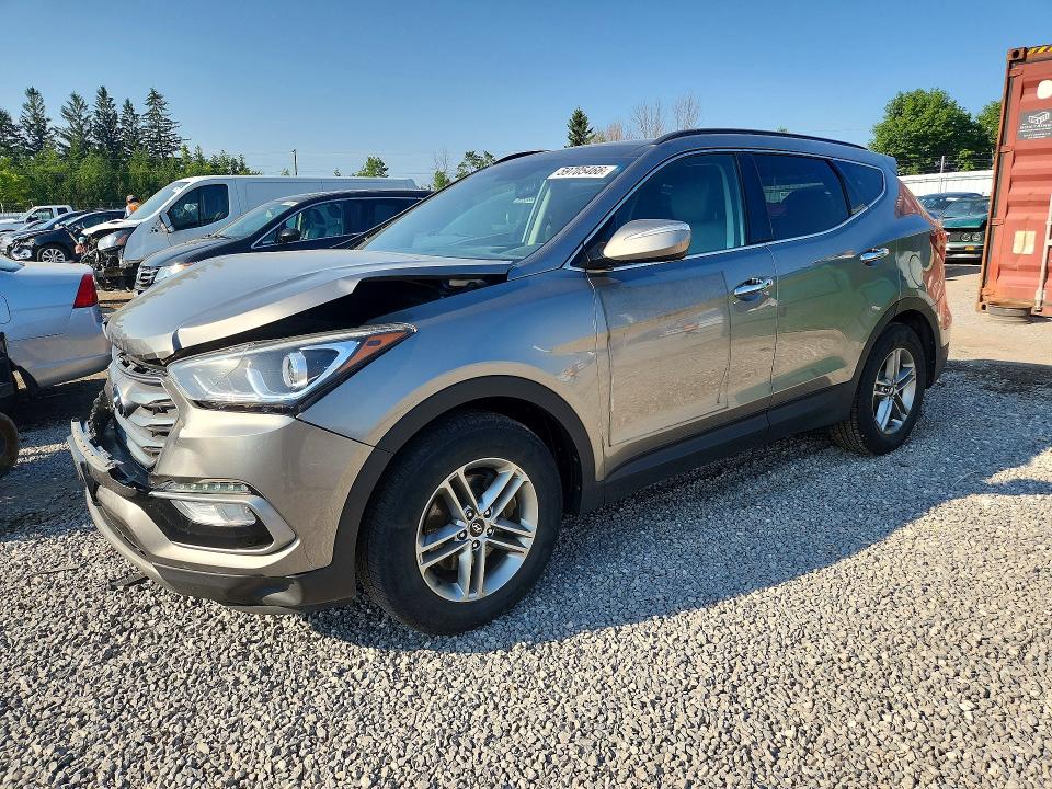 2018 Hyundai Santa Fe Sport მანქანა იყიდება აუქციონზე, vin: 5NMZUDLB5JH063578, აუქციონის ნომერი: 59705466