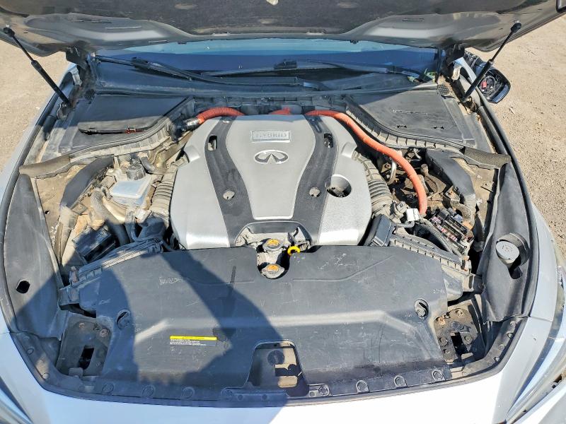 58229676 :رقم المزاد ، JN1AV7AR3FM850334 vin ، 2015 Infiniti Q50 Hybrid مزاد بيع