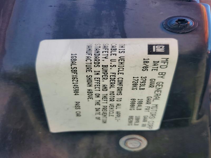 85633475 :رقم المزاد ، 1G8AL58FX6Z145904 vin ، 2006 Saturn Ion مزاد بيع