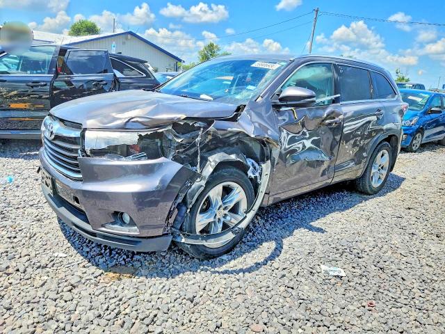 59906936 :رقم المزاد ، 5TDDKRFH8ES007425 vin ، 2014 Toyota Highlander مزاد بيع