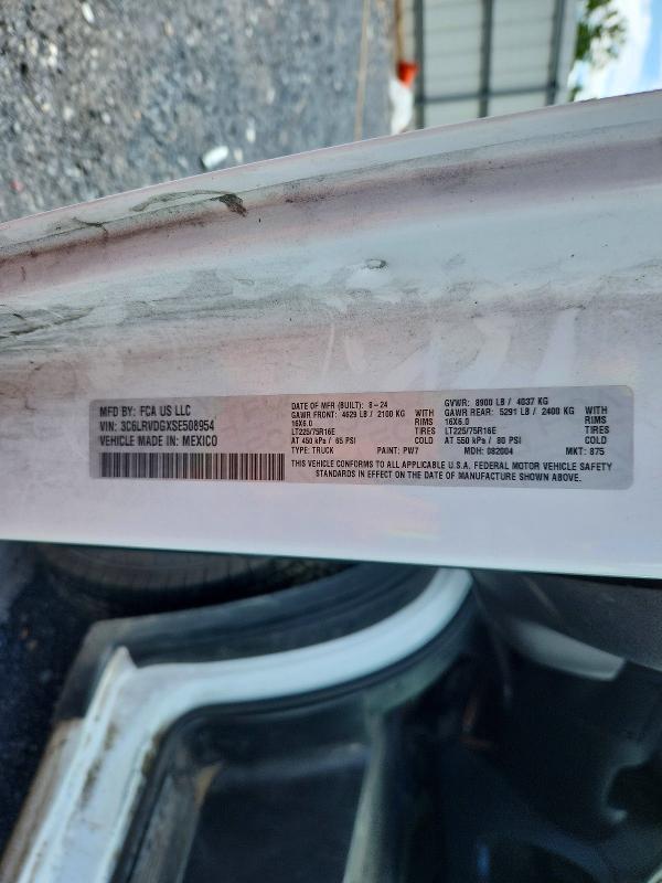 Продажа на аукционе авто 2025 Ram Promaster 2500, vin: 3C6LRVDGXSE508954, номер лота: 62742726