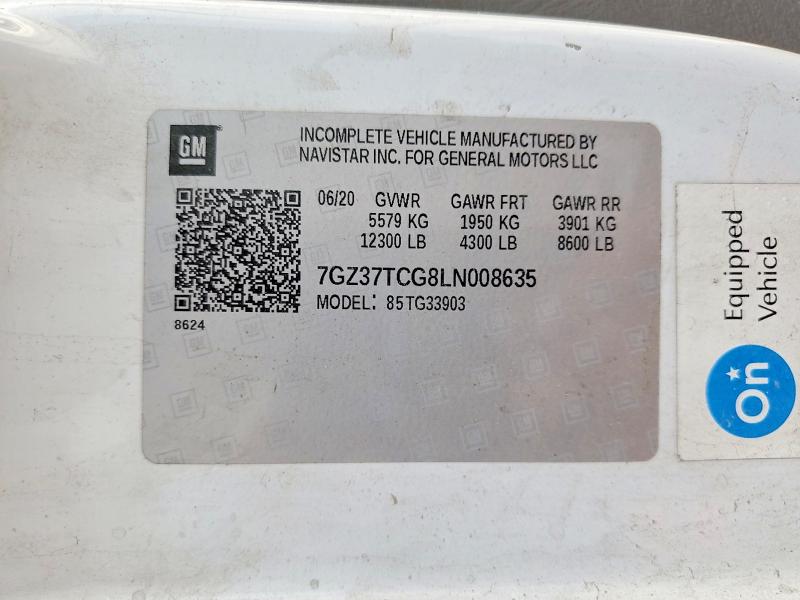 Продажа на аукционе авто 2020 Gmc Savana, vin: 7GZ37TCG8LN008635, номер лота: 60676706