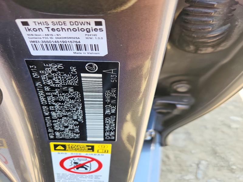 2013 Lexus Ct მანქანა იყიდება აუქციონზე, vin: JTHKD5BH4D2167659, აუქციონის ნომერი: 60170566