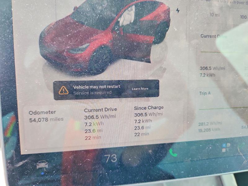 2022 Tesla Model Y მანქანა იყიდება აუქციონზე, vin: 7SAYGDEE2NF361350, აუქციონის ნომერი: 77248155