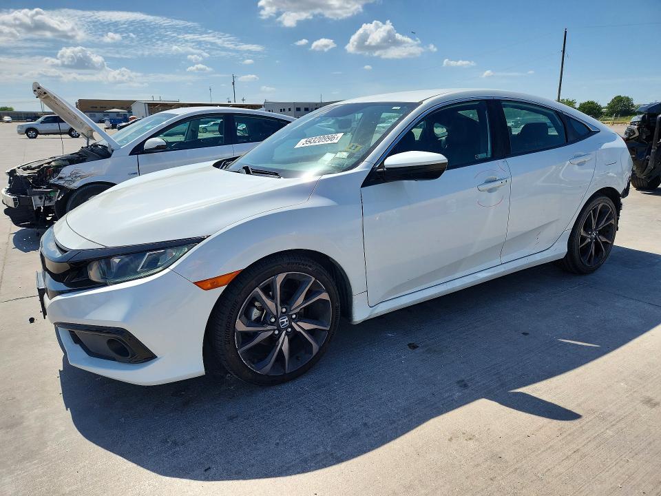 59320996 :رقم المزاد ، 19XFC2F81KE008841 vin ، 2019 Honda Civic مزاد بيع