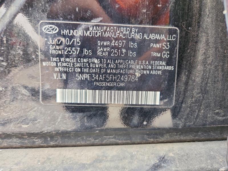 Продажа на аукционе авто 2015 Hyundai Sonata, vin: 5NPE34AF5FH249784, номер лота: 61615606