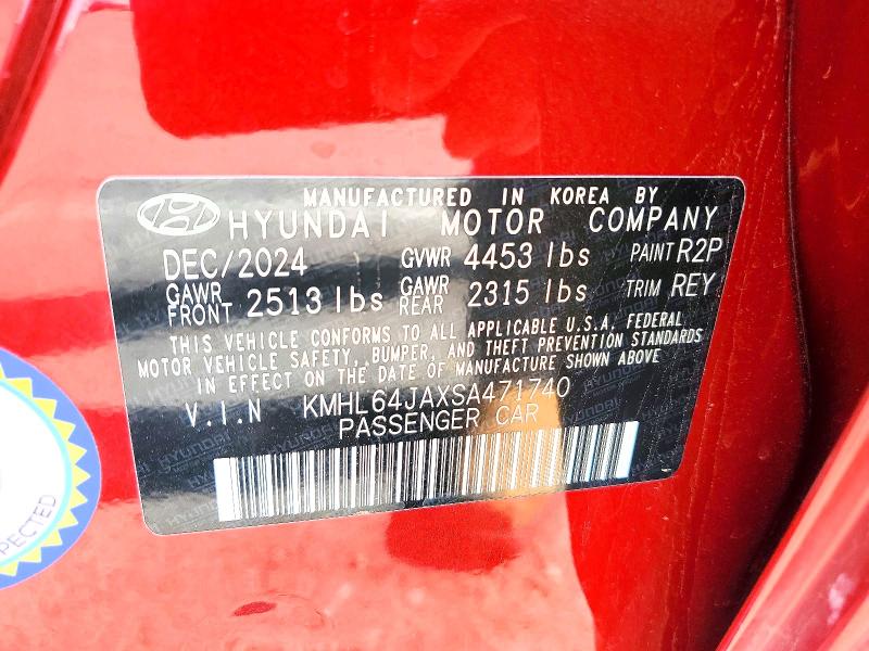 Продажа на аукционе авто 2025 Hyundai Sonata, vin: KMHL64JAXSA471740, номер лота: 59889666