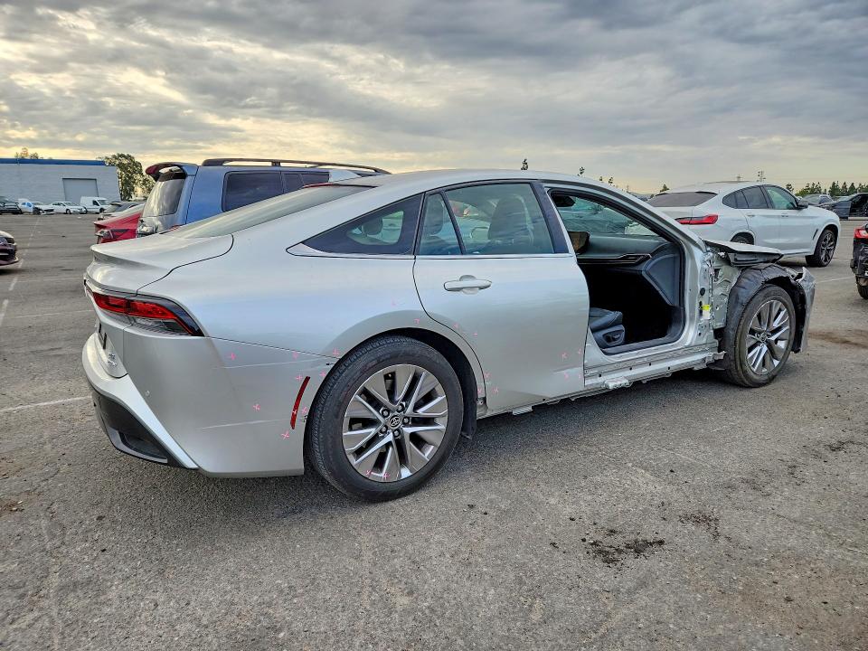 2024 Toyota Mirai მანქანა იყიდება აუქციონზე, vin: JTDAAAAA7RA011423, აუქციონის ნომერი: 61972456