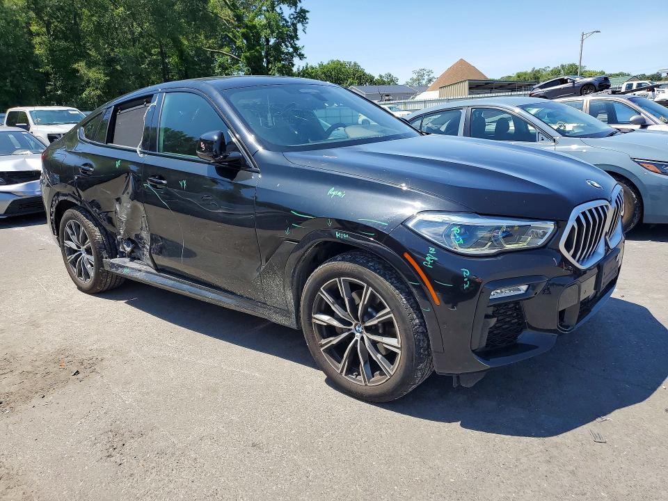 Продаж на аукціоні авто 2020 Bmw X6, vin: 5UXCY6C01L9D04637, номер лоту: 62400246