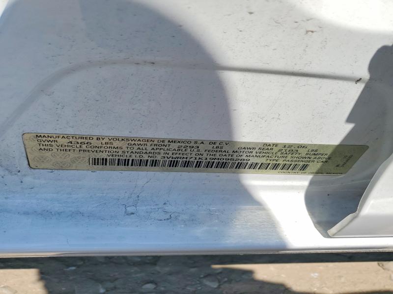 59705606 :رقم المزاد ، 3VWRM71K19M095289 vin ، 2009 Volkswagen Jetta مزاد بيع