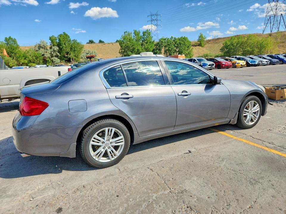 2011 Infiniti G25 Sedan მანქანა იყიდება აუქციონზე, vin: JN1DV6AR3BM651835, აუქციონის ნომერი: 61211626