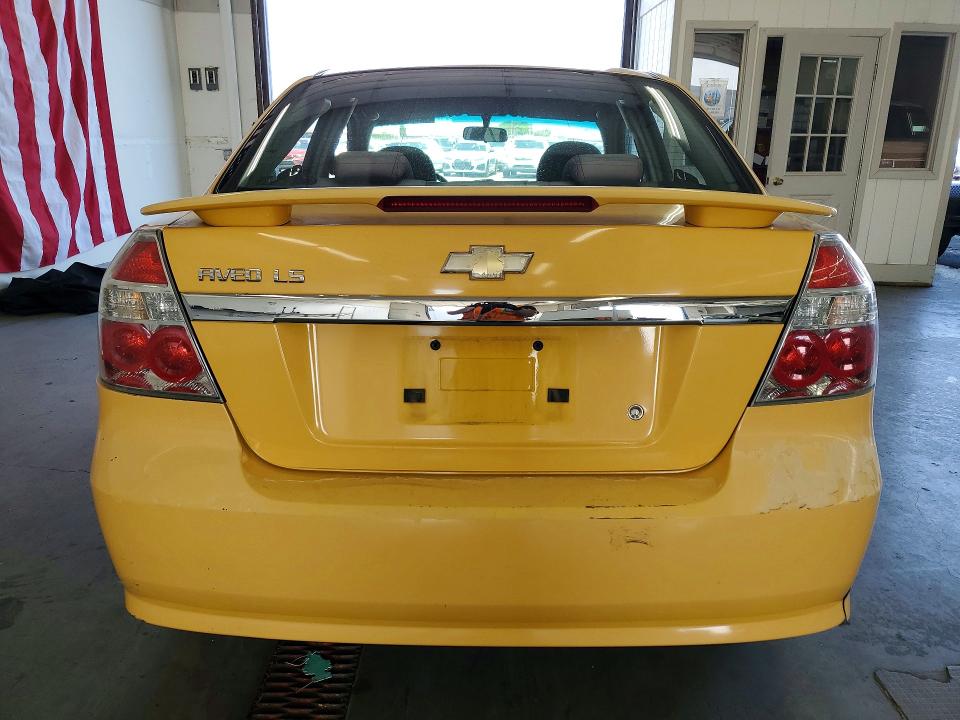 2008 Chevrolet Aveo 4d Ls მანქანა იყიდება აუქციონზე, vin: KL1TD56658B043072, აუქციონის ნომერი: 60130696