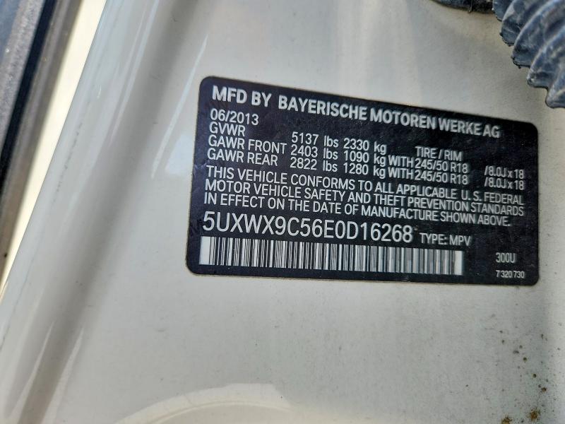 61907366 :رقم المزاد ، 5UXWX9C56E0D16268 vin ، 2014 Bmw X3 مزاد بيع