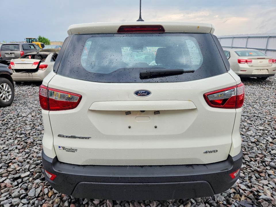 2020 Ford Ecosport მანქანა იყიდება აუქციონზე, vin: MAJ6S3FL5LC317725, აუქციონის ნომერი: 59654366