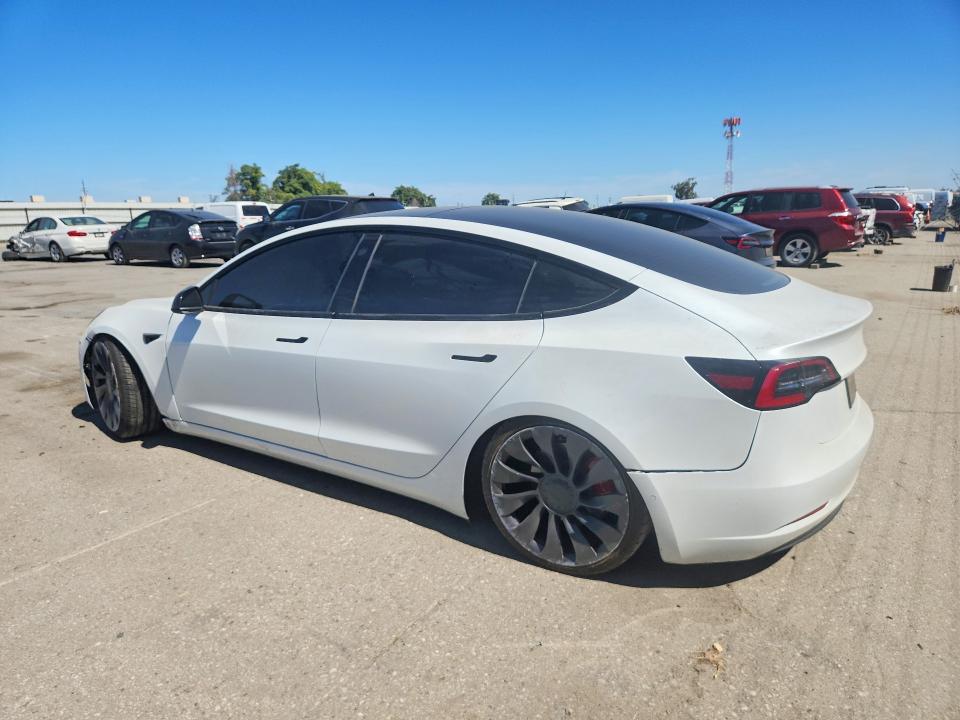 2022 Tesla Model 3 მანქანა იყიდება აუქციონზე, vin: 5YJ3E1EC6NF143633, აუქციონის ნომერი: 59200906