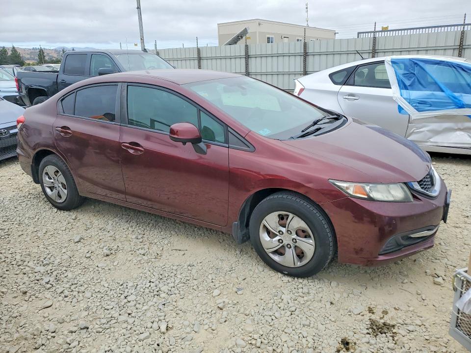 59180536 :رقم المزاد ، 19XFB2F54DE040310 vin ، 2013 Honda Civic مزاد بيع