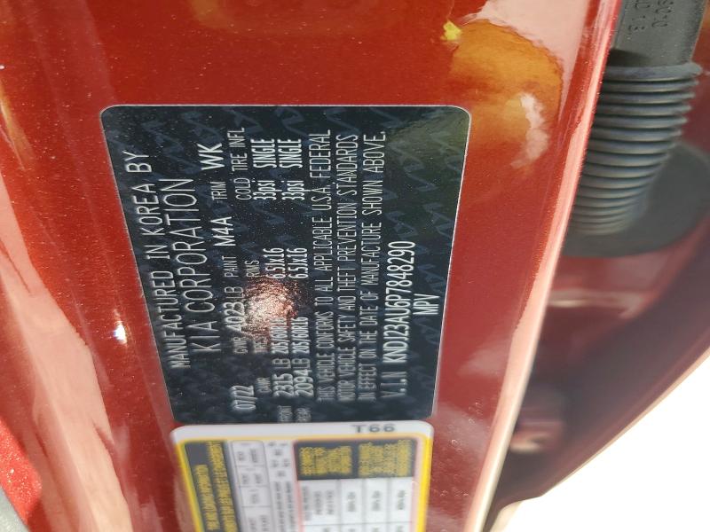 61178576 :رقم المزاد ، KNDJ23AU6P7848290 vin ، 2023 Kia Soul مزاد بيع