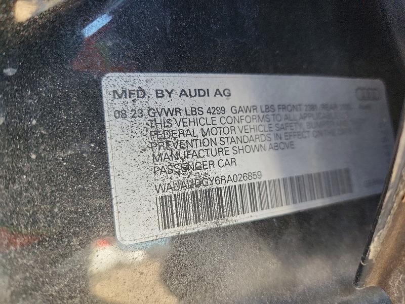 Продаж на аукціоні авто 2024 Audi A3, vin: WAUAUDGY6RA026859, номер лоту: 59146286
