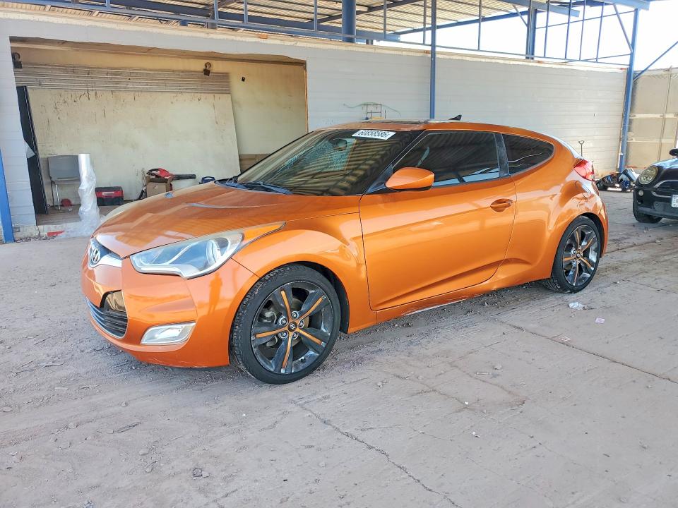 2015 Hyundai Veloster მანქანა იყიდება აუქციონზე, vin: KMHTC6AD0FU238355, აუქციონის ნომერი: 60858586
