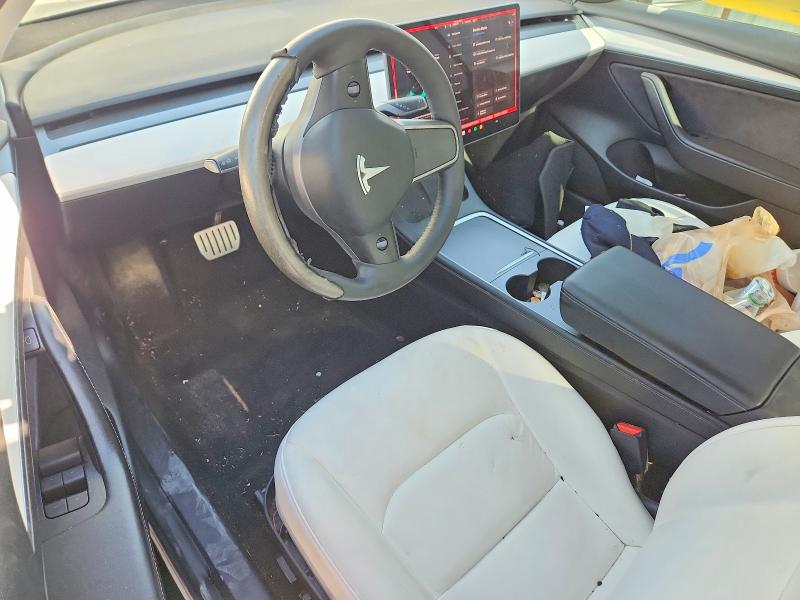 59701376 :رقم المزاد ، 5YJ3E1EC3MF973341 vin ، 2021 Tesla Model 3 مزاد بيع