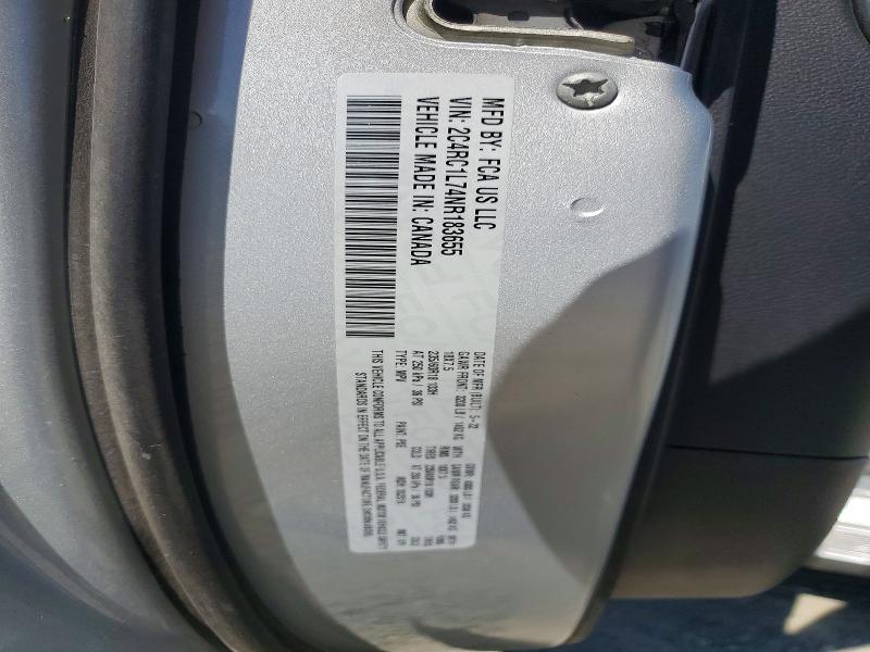 Продажа на аукционе авто 2022 Chrysler Pacifica, vin: 2C4RC1L74NR183655, номер лота: 60586626