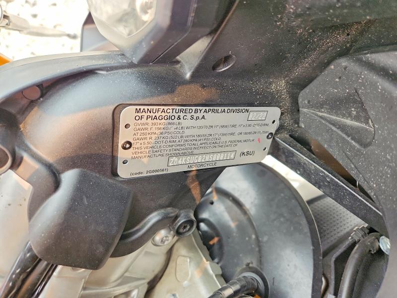 Продажа на аукционе авто 2022 Aprilia Rs, vin: ZD4KSUG02NS000114, номер лота: 61348356