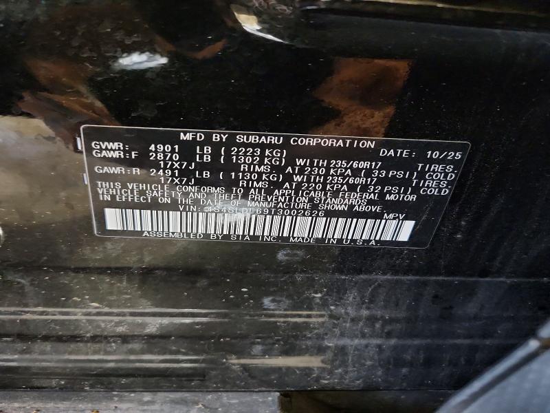 Продажа на аукционе авто 2026 Subaru Forester, vin: 4S4SLDL69T3002626, номер лота: 62135996