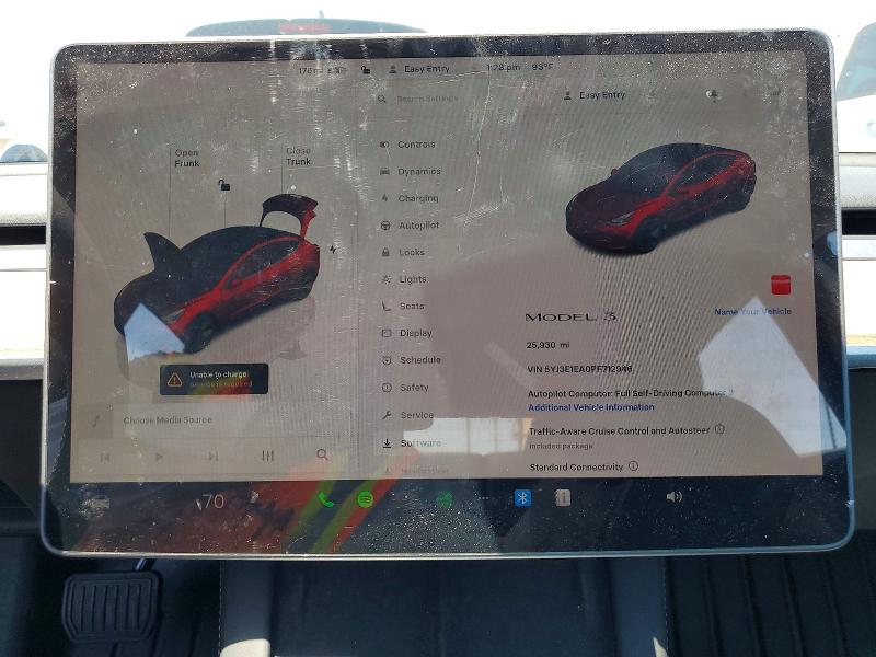 61323816 :رقم المزاد ، 5YJ3E1EA0PF712946 vin ، 2023 Tesla Model 3 مزاد بيع