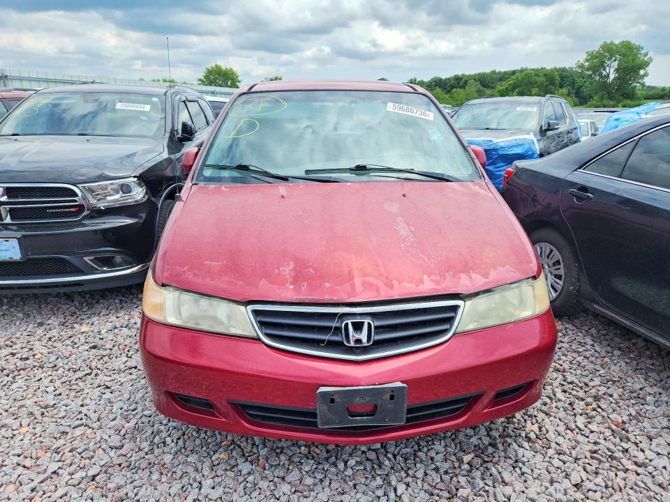 59686736 :رقم المزاد ، 5FNRL18672B044692 vin ، 2002 Honda Odyssey مزاد بيع