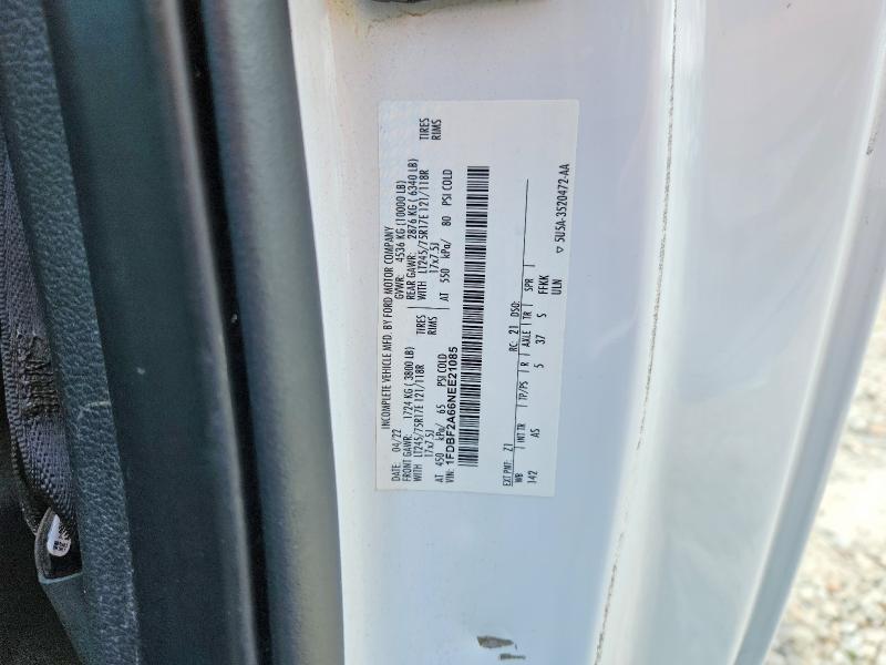 Продажа на аукционе авто 2022 Ford F250, vin: 1FDBF2A66NEE21085, номер лота: 60649356