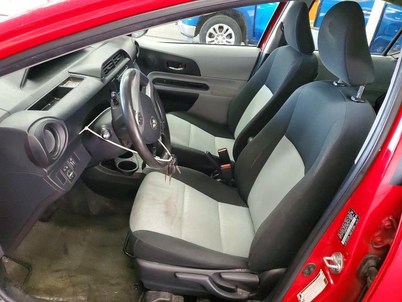 2013 Toyota Prius C მანქანა იყიდება აუქციონზე, vin: JTDKDTB31D1545131, აუქციონის ნომერი: 61555416