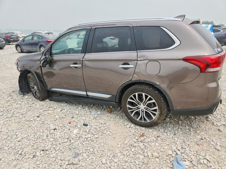 61024256 :رقم المزاد ، JA4JZ4AX1HZ006002 vin ، 2017 Mitsubishi Outlander مزاد بيع