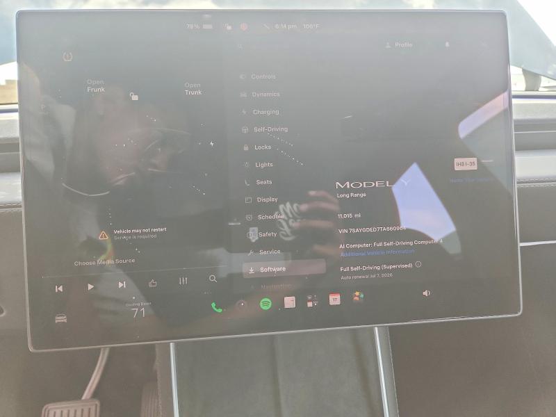 Aukcja sprzedaży 2026 Tesla Model Y, vin: 7SAYGDED7TA660964, numer aukcji: 61728966