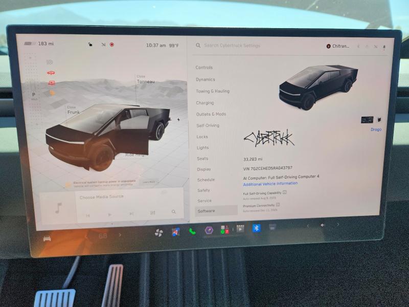 63382736 :رقم المزاد ، 7G2CEHED5RA043797 vin ، 2024 Tesla Cybertruck مزاد بيع